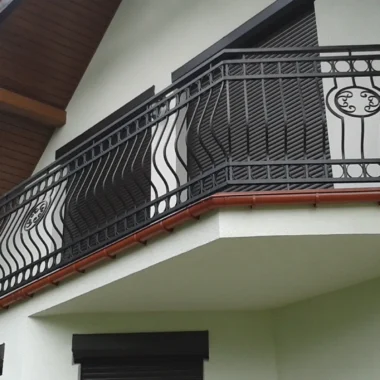 Balustrada metalowa kuta