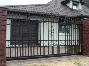 brama wjazdowa przesuwna D012