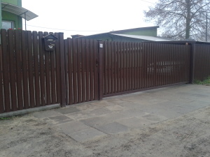 brama przesuwna D015