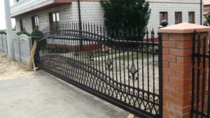 brama wyjezdna przesuwna D09